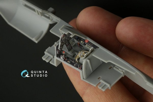 Quinta Studio QD48296 FW 190D-9 3D-Printed &amp; coloured Interior on decal paper (HobbyBoss) 1/48