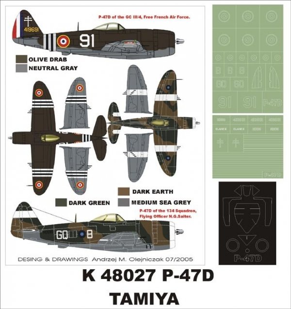 Montex K48027 P-47D Bubbletop 1/48