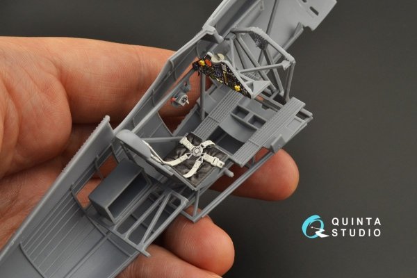 Quinta Studio QD32113 PZL P.11c 3D-Printed &amp; coloured Interior on decal paper (IBG model) 1/32