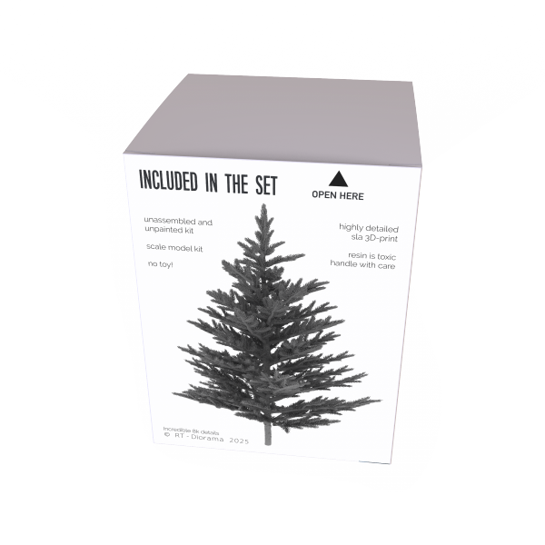 RT-Diorama 35471 FIR TREE - 3D Printed Tree Model 1/35