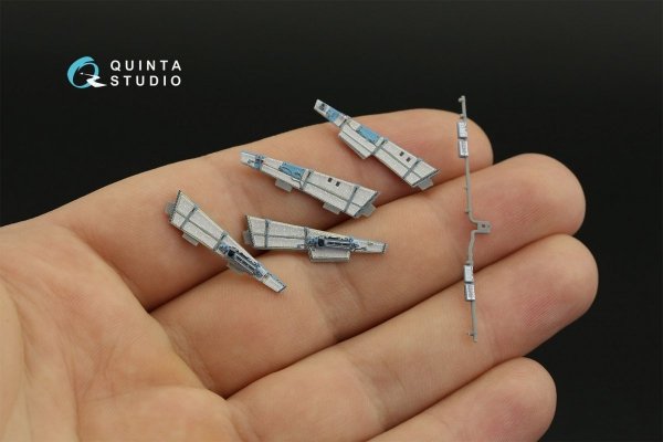 Quinta Studio QD48320 Su-30SM 3D-Printed &amp; coloured Interior on decal paper (GWH) 1/48