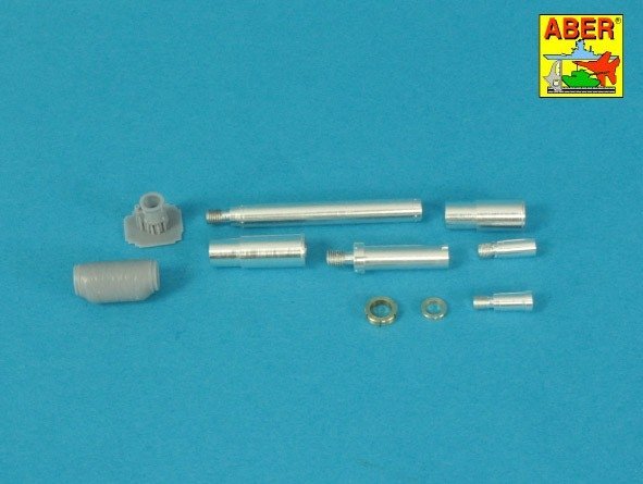 Aber 35L-129 120 mm L/44 Barrel for German Tank Leopard 2A4/A5 1/35