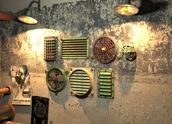 RT-Diorama 35679 Vents and Fans 1/35