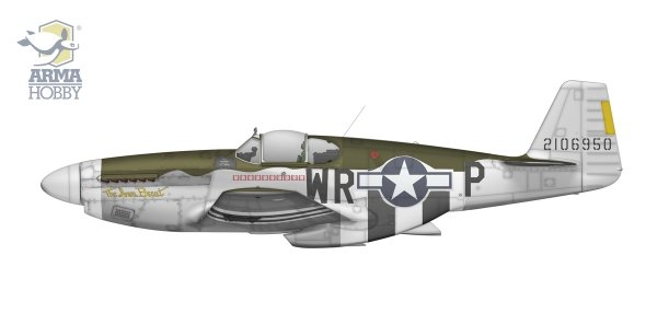 Arma Hobby 70069 P-51 B Mustang Deluxe Set 1/72