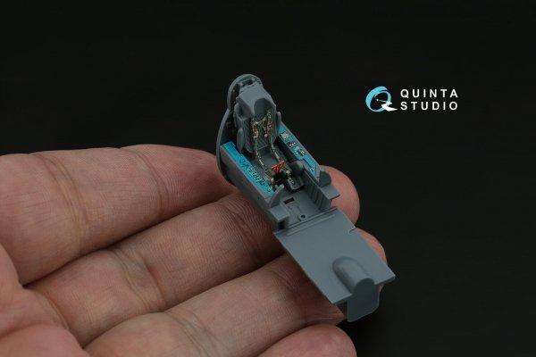 Quinta Studio QD+72240 MiG-21bis late 3D-Printed &amp; coloured Interior on decal paper ( Eduard )( with 3D-printed resin parts ) 1/72