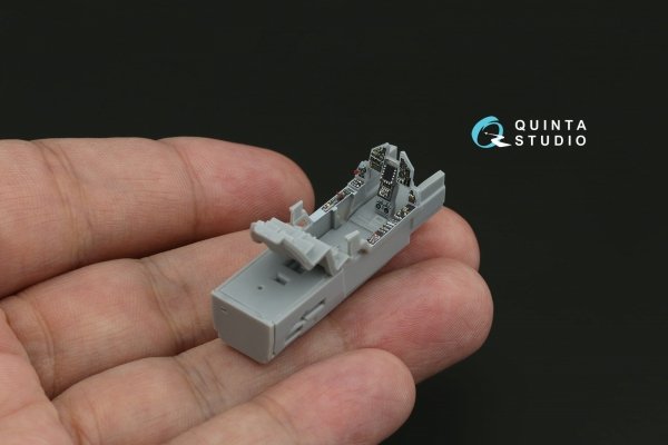 Quinta Studio QD72249 Mirage 2000C 3D-Printed &amp; coloured Interior on decal paper (Modelsvit) 1/72