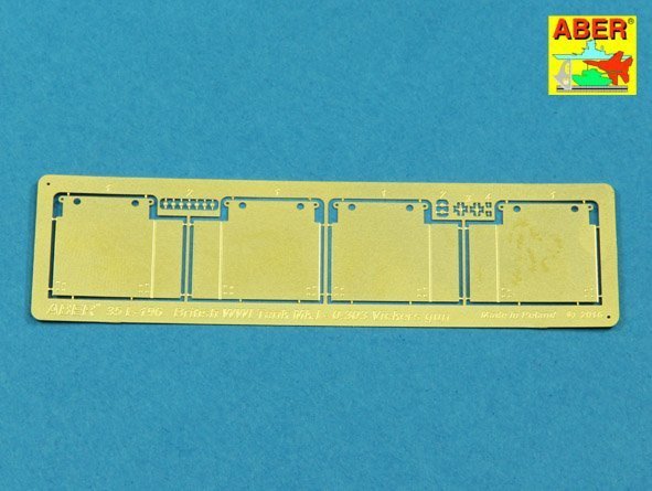 Aber 35L-196 Barrels for British WWI Tank Mk.I Female or 0.303 Vickers gun x 4 8mm Hotchkiss m.1909 x 1 (1:35)