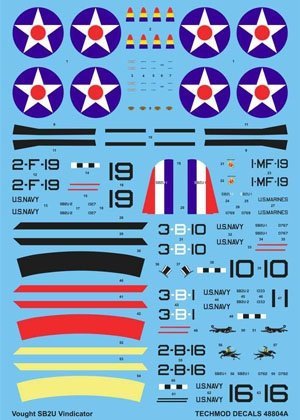 Techmod 48804 - Vought SB2U Vindicator (1:48)