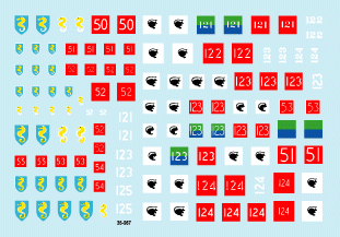 Star Decals 35-968 British 4th &amp; 27th Armoured Brigade 1/35