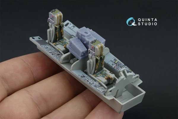Quinta Studio QD+48518 Tornado IDS 3D-Printed coloured Interior on decal paper (Italeri) (with 3D-printed resin parts) 1/48