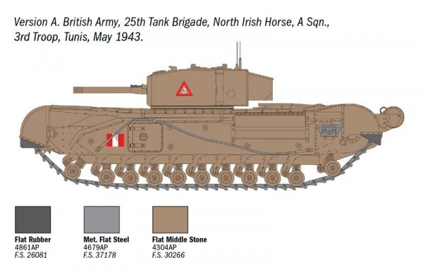  Italeri 7083 Churchill Mk. III 1/72