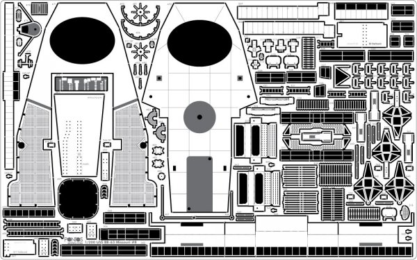 Pontos 22002F1 USS BB-63 Missouri 1945 Detail Up Set (Without wooden deck) (1:200)