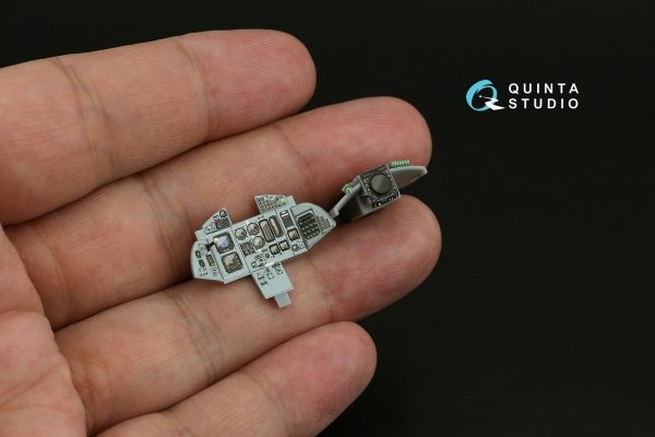 Quinta Studio QD48573 MiG-31M 3D-Printed &amp; coloured Interior on decal paper (Hobby Boss) 1/48
