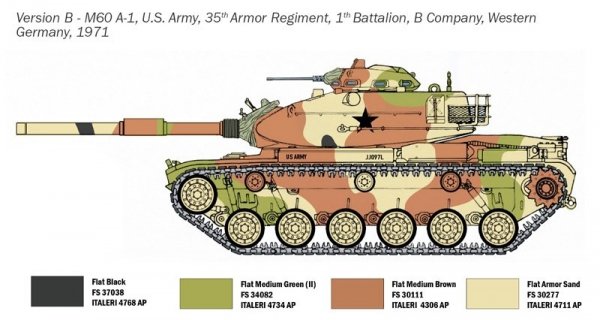 Italeri 7075 M60A1 1:72