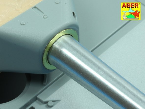 Aber 35L-191 British 120mm L1A2 barrel for Conqueror Mark 2 1/35