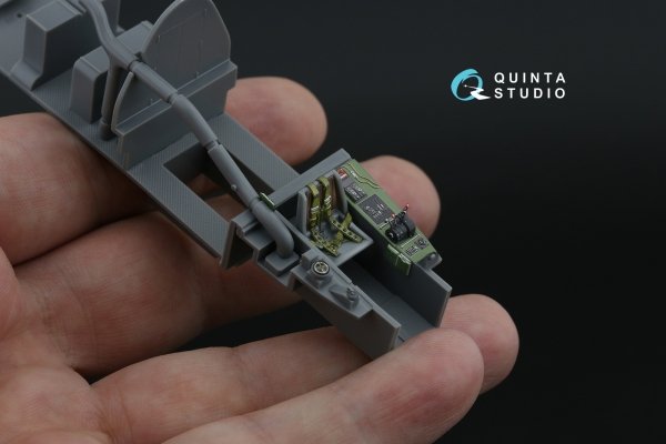 Quinta Studio QD+48554 Bristol Beaufighter Mk.VI 3D-Printed &amp; coloured Interior on decal paper (Tamiya) (with 3D-printed resin parts) 1/48