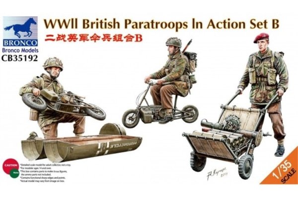 Bronco CB35192 WWII British Paratroops In Action Set B