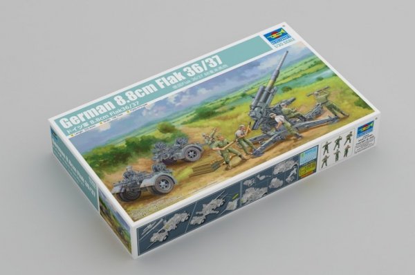 Trumpeter 02359 German 8.8cm Flak 36/37 1/35