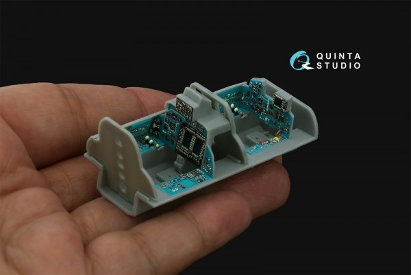 Quinta Studio QD48505 MiG-31BM 3D-Printed &amp; coloured Interior on decal paper (Hobby Boss) 1/48