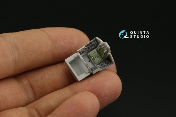 Quinta Studio QD72053 A-1J 3D-Printed &amp; coloured Interior on decal paper (Hasegawa) 1/72