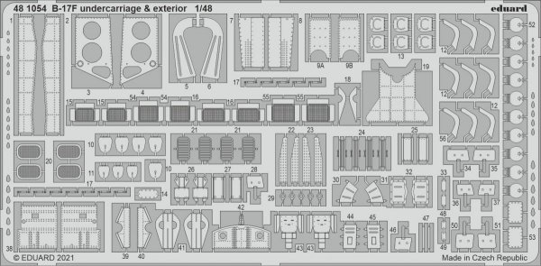 Eduard BIG49299 B-17F part II HK Models 1/48