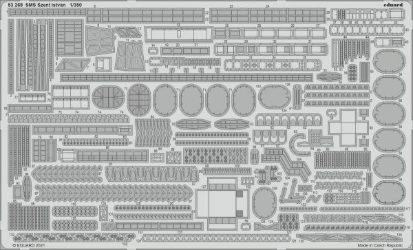Eduard BIG5362 SMS Szent István TRUMPETER 1/350