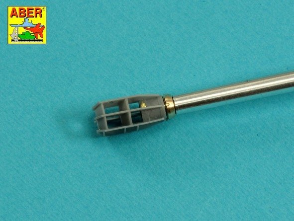 Aber 35L-120 105mm D1504 L/44 barrel with muzzle brake for Israeli Sherman M51 1/35