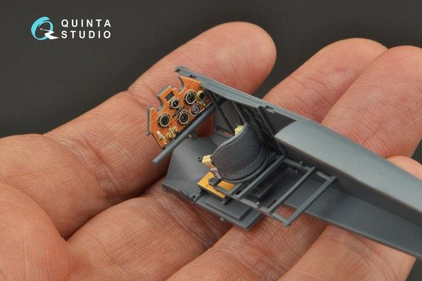 Quinta Studio QD48276 Sopwith Camel F.1 3D-Printed &amp; coloured Interior on decal paper (Eduard) 1/48