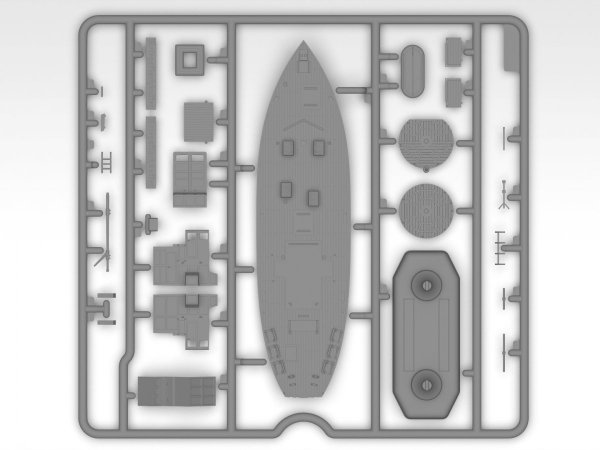 ICM S012 KFK Kriegsfischkutter WWII German multi-purpose boat 1/144