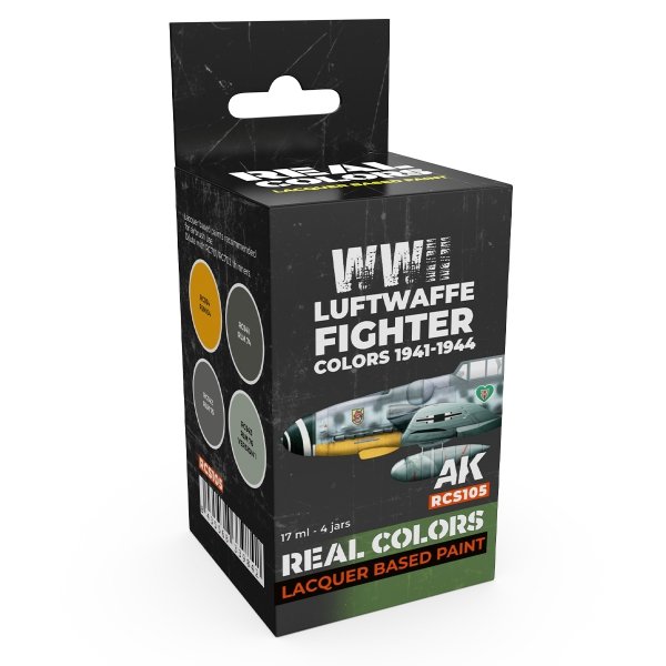 AK Interactive RCS105 Luftwaffe Fighter Colors 1941-1944 4x17ml