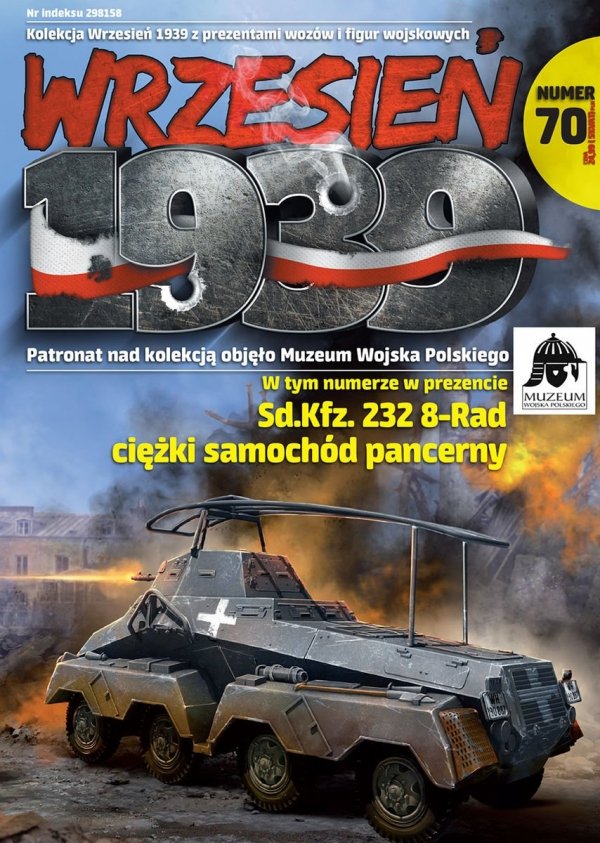 First to Fight PL070 Sd.Kfz. 232 8-rad. niemiecki Ciężki Samochód Pancerny 1/72