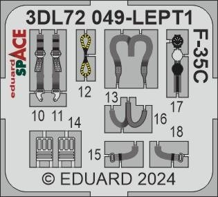 Eduard 3DL72049 F-35C SPACE 1/72