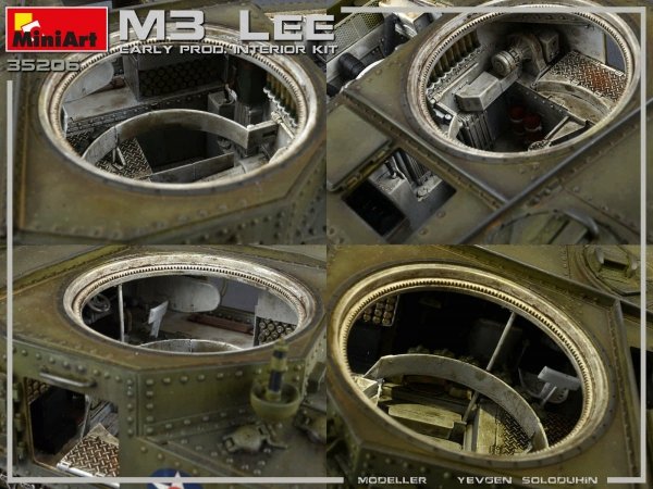 Miniart 35206 M3 Lee early prod. w/interior 1/35