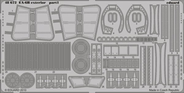 Eduard 48672 EA-6B exterior 1/48 Kinetic