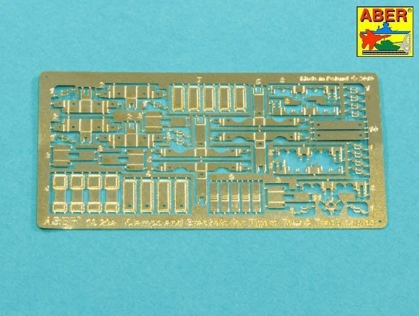 Aber 16029 Handles for towing ropes and tensioning the tracks of Tiger I and King Tiger tanks 1/16