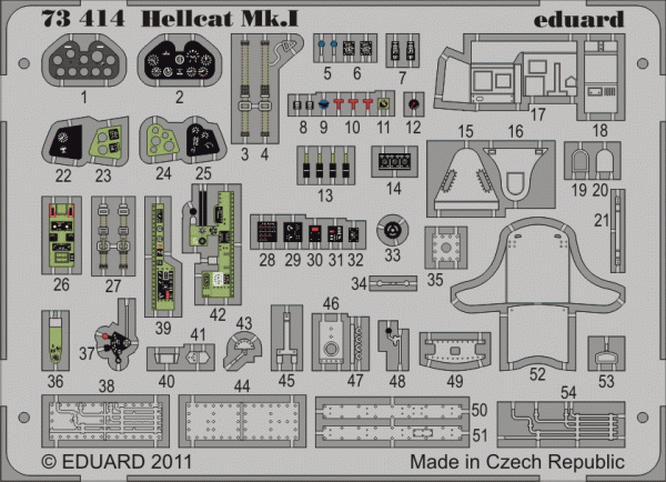 Eduard 73414 Hellcat Mk. I S. A. 1/72 EDUARD