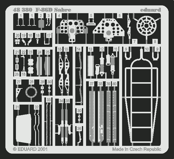 Eduard 48380 F-86D 1/48  (MONOGRAM, REVELL)