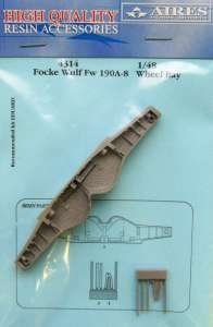 Aires 4314 Fw 190A-8 wheel bay 1/48 EDUARD