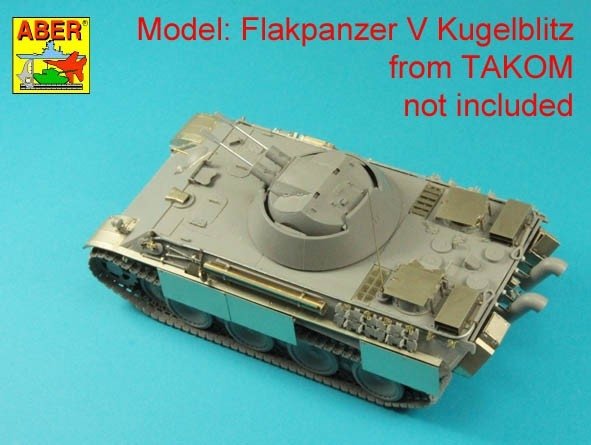 Aber 35L-342 Two German 3cm Flak 103 barrels for &quot;Kugelblitz&quot; tanks / Zestaw dwóch luf 3cm Flak 103 do niemieckieckich przeciwlotniczych czołgów &quot;Kugelblitz&quot; 1/35