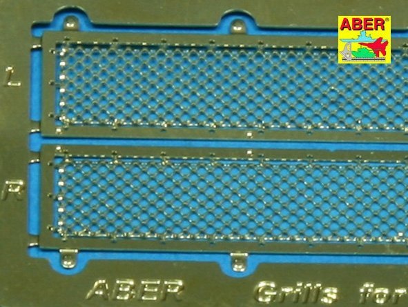 Aber 35G05 Grilles for german tank Pz.Kpfw.III and self-propelled gun Stug.III (1:35)