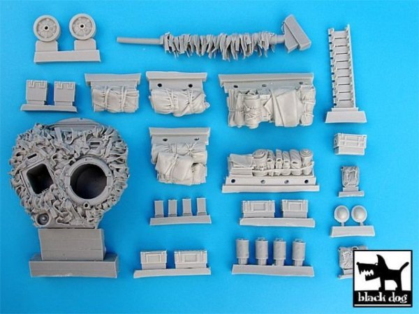 Black Dog T35028 British Sherman Firefly hessian tape camo net 1/35