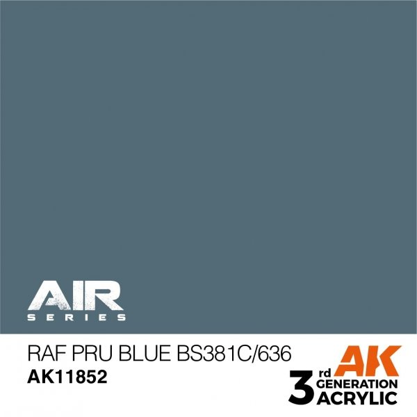 AK Interactive AK11852 RAF PRU BLUE BS381C/636 – AIR 17ml