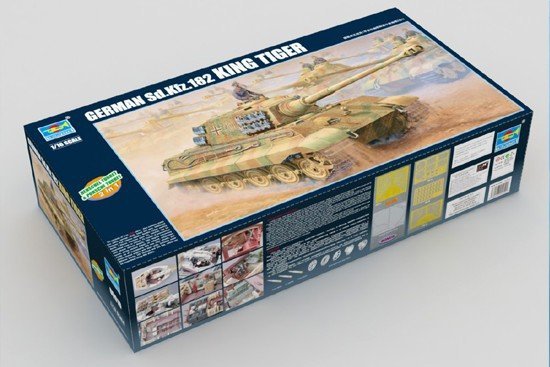 Trumpeter 00910 German Kingtiger 2in1 (Henschel Turret  Porsche Turret) 1/16