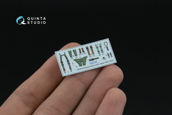 Quinta Studio QD48607 Jaguar Gr.3 3D-Printed &amp; coloured Interior on decal paper (Kitty Hawk) 1/48