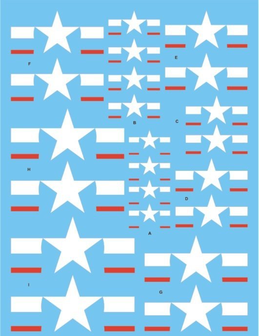 Techmod 48109 - US Insignia 1943 to Present (1:48)