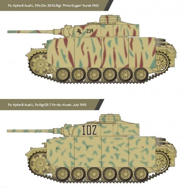 Academy 13545 German Panzer III Ausf L “Battle of Kursk” 1/35