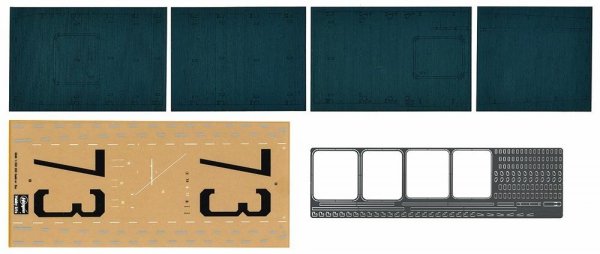 Hasegawa QG46 (72146) USS Gambier Bay Wooden Deck 1/350