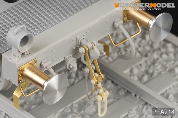 Voyager Model PEA214 WWII German Railway Cars Functional Buffers and Tow Hooks (For All)  1/35