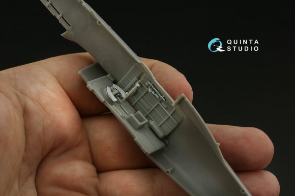 Quinta Studio QDS-48389 Macchi C.202 Folgore Early 3D-Printed &amp; coloured Interior on decal paper (Hasegawa/Eduard) (Small version) 1/48