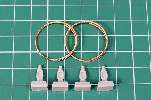 Eureka XXL ER-4808 Towing cable for Soviet IS-2 and IS-3 Tanks 1/48